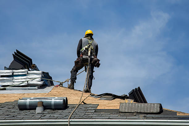 Professional Roof Installation technician working in Esopus, NY